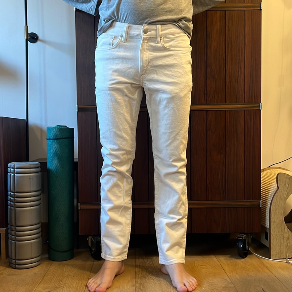 H&M Creamy White Jeans US 31/32